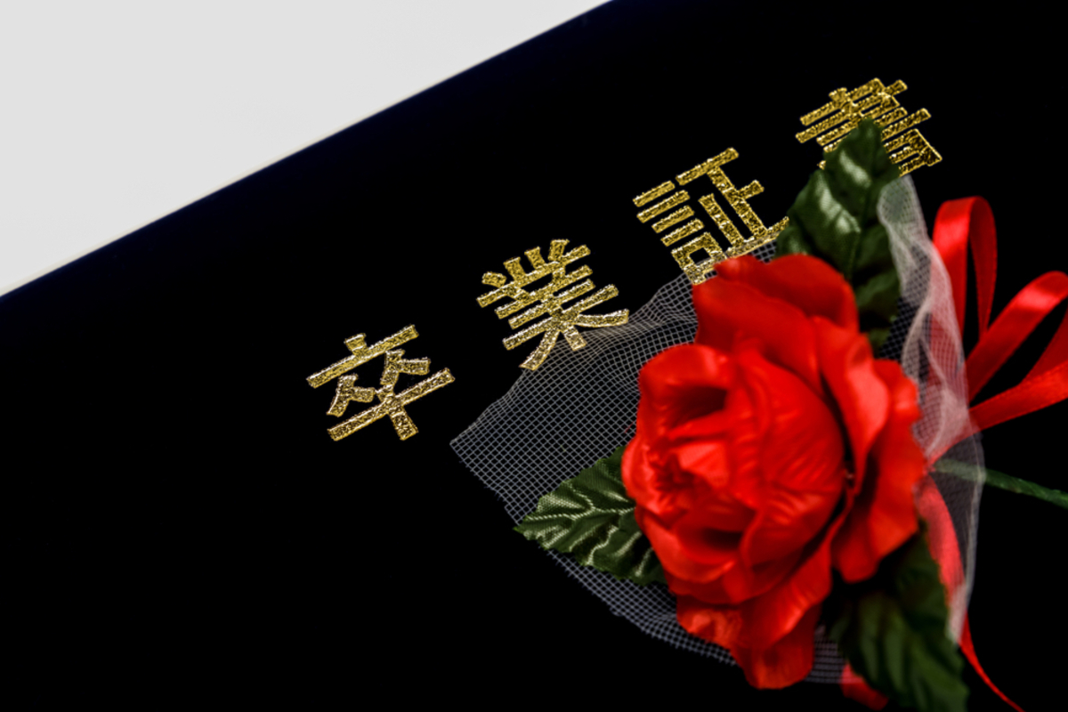 卒業証書