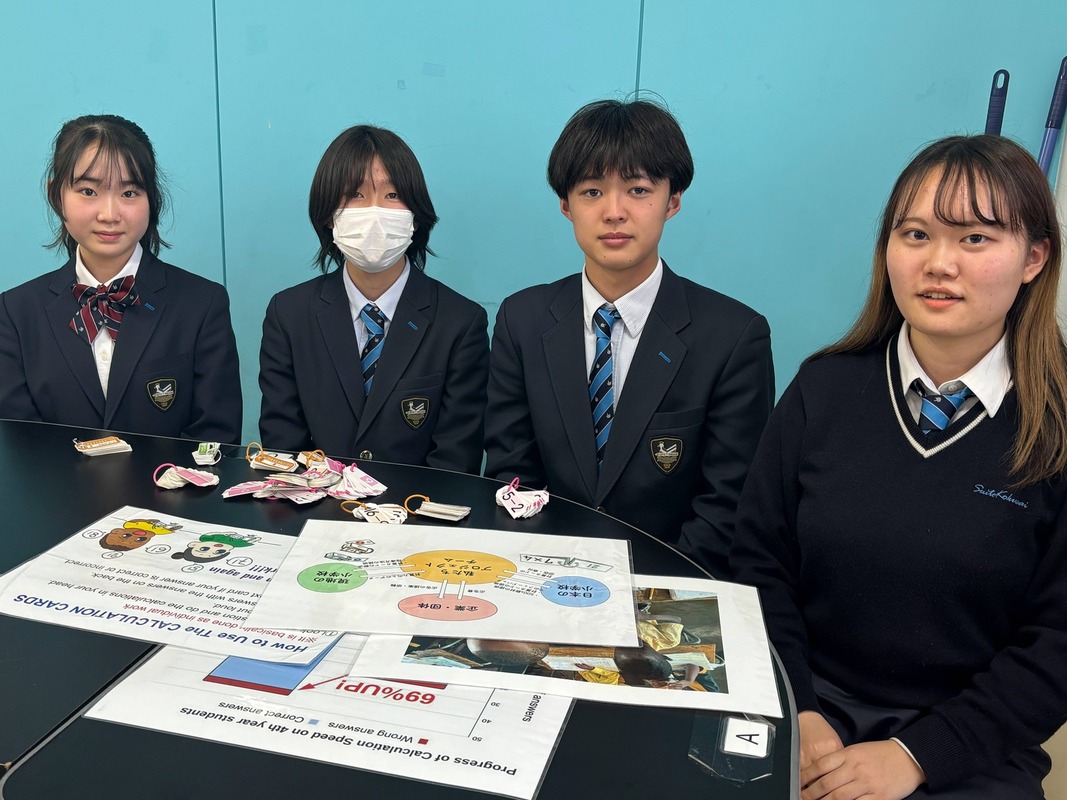 使わなくなった計算カードが海を渡りアフリカへ。水都国際の生徒が挑む