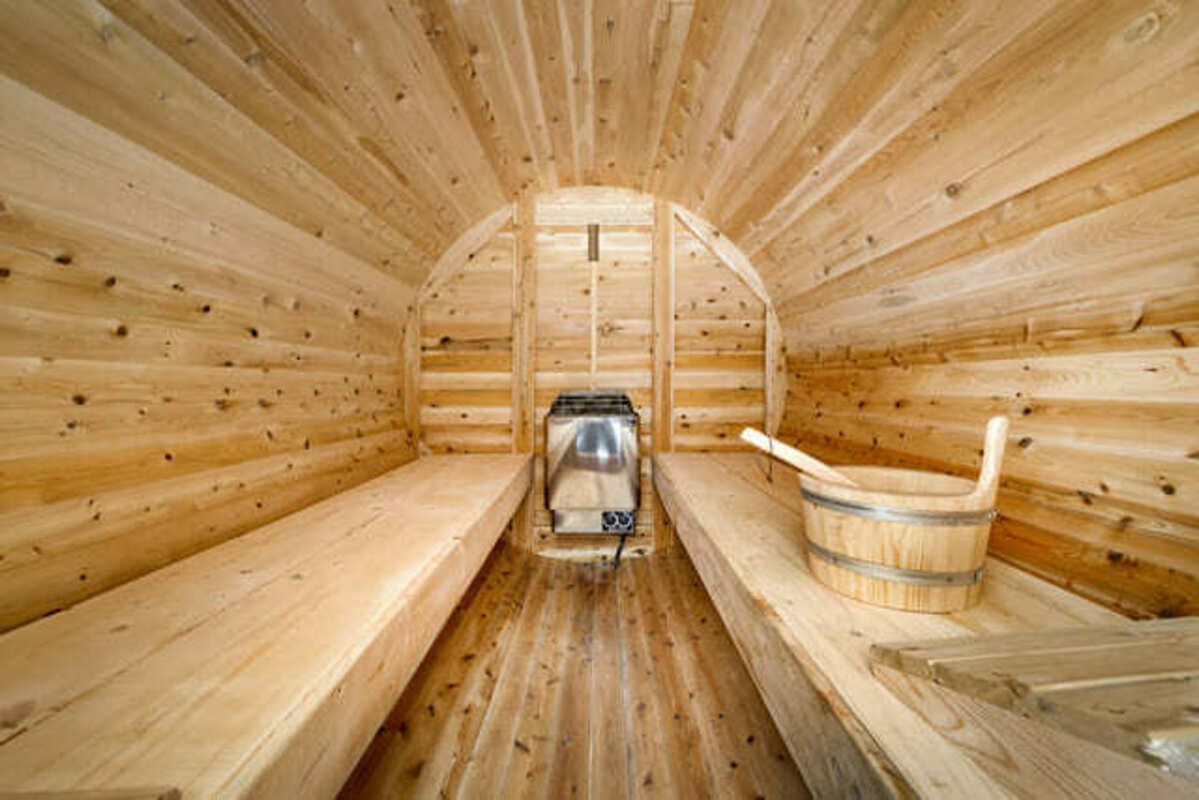 自宅サウナの中