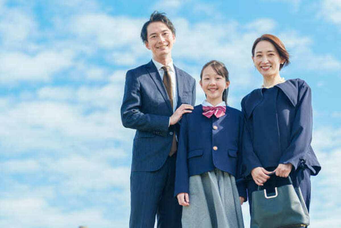 卒業式 親子