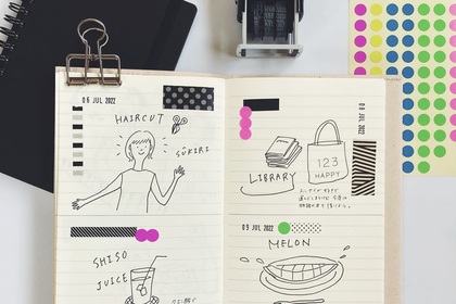 「丸シール」の簡単アレンジまとめ。おしゃれな使い方・アイデアをご紹介