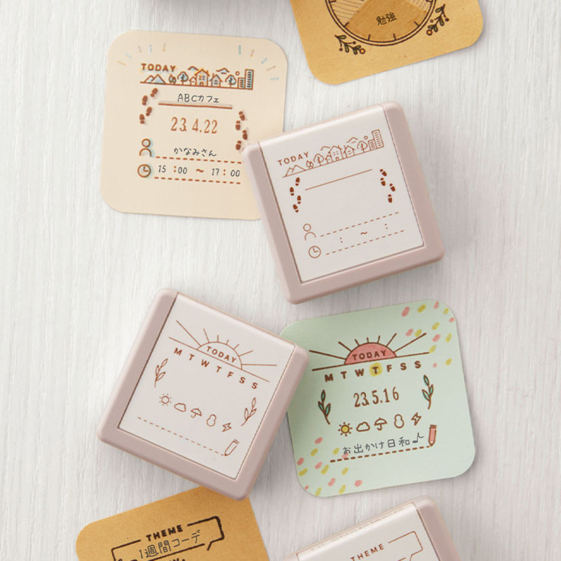 日々の暮らしを手軽に見える化。「シヤチハタ」デイリーログスタンプ