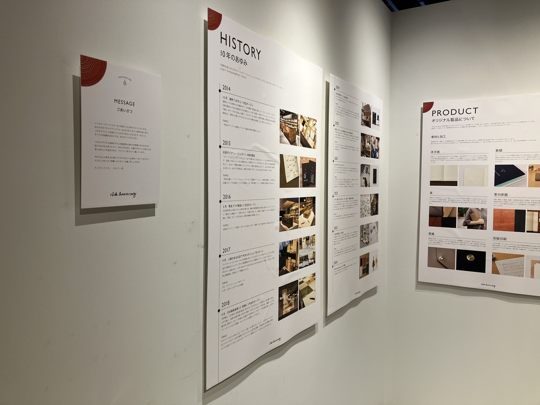 タッチアンドフロー ギャラリー パネル展示