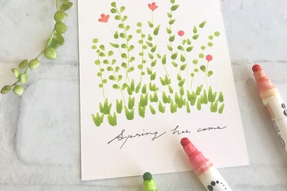 不器用でも簡単にアートが楽しめる!「ドットペン」で始める大人のお絵かき