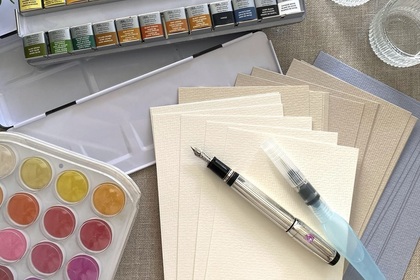 水筆ペンを使って絵を描きたい!使い方とおすすめのペン・画材もチェック