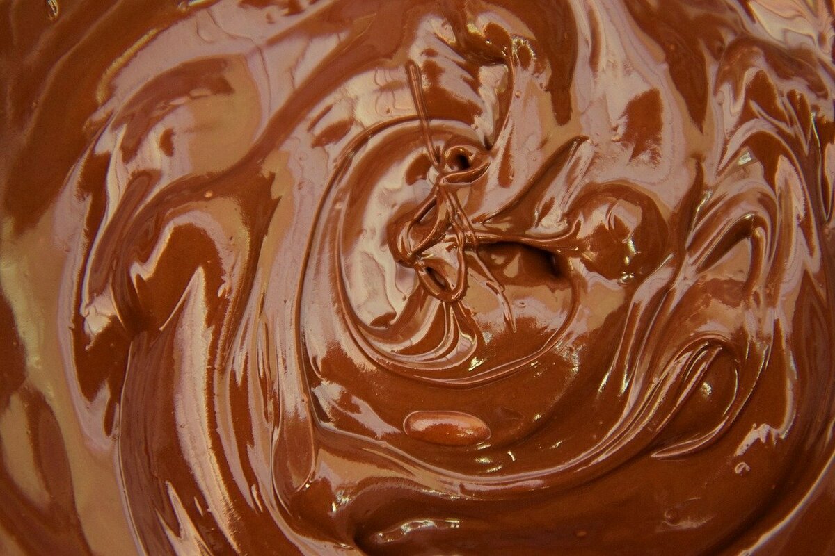 溶けたチョコレート
