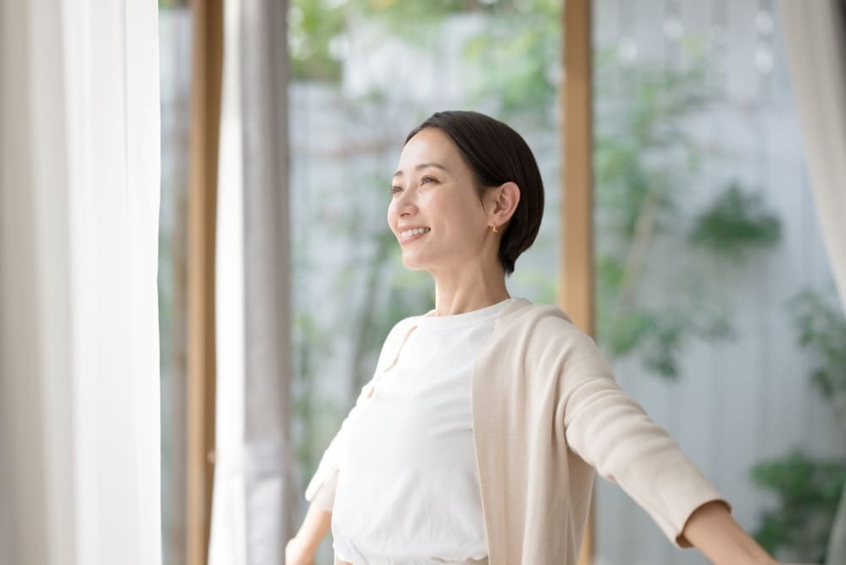健康的な女性
