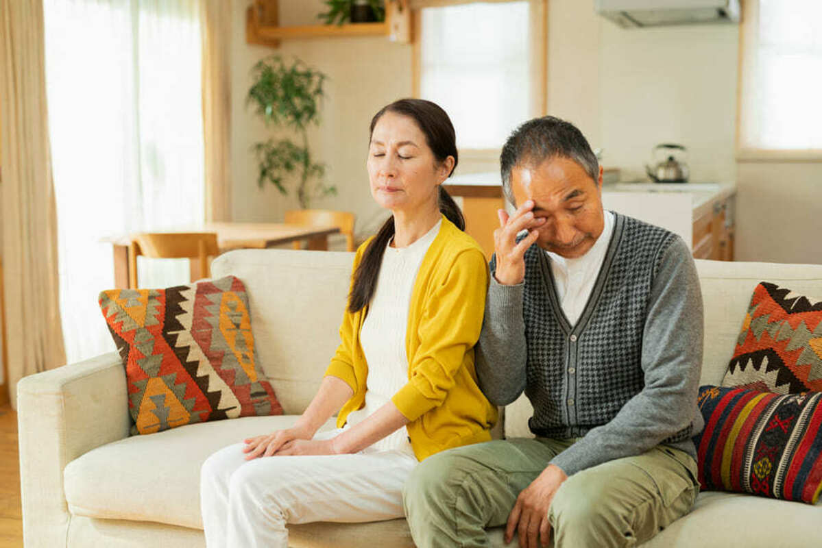不仲な熟年夫婦