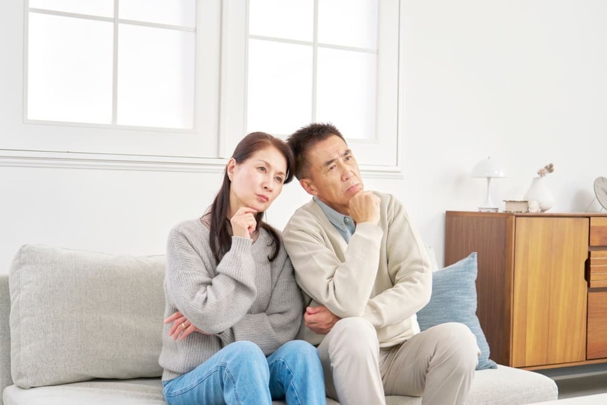 卒婚について考える熟年夫婦