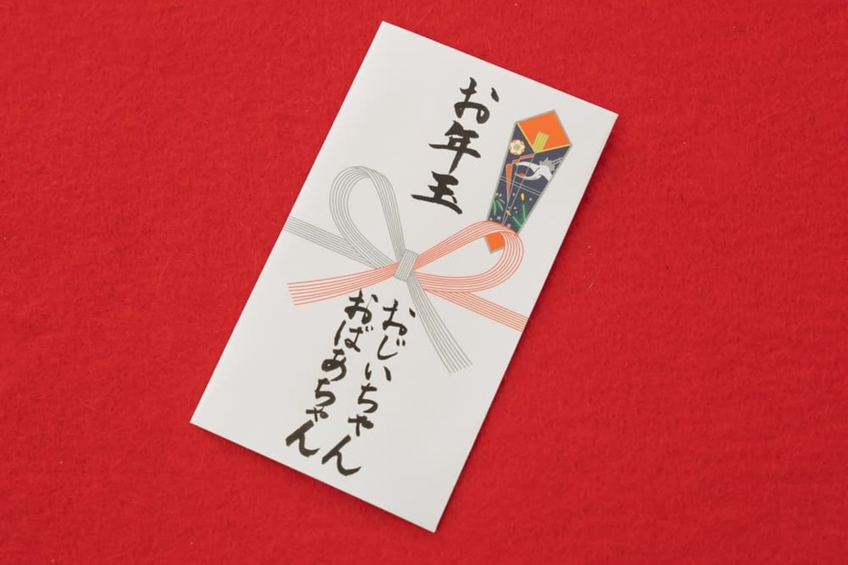 喪中 お年玉　孫へのポチ袋