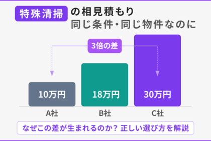 特殊清掃の相見積もりで「同じ条件なのに3倍の差」が生まれる理由｜...
