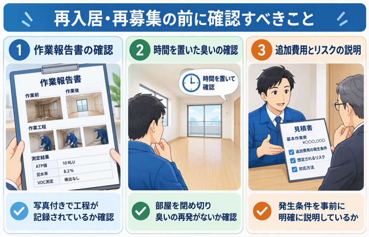 孤独死が起きた部屋への再入居・再募集の前に確認すべきこと