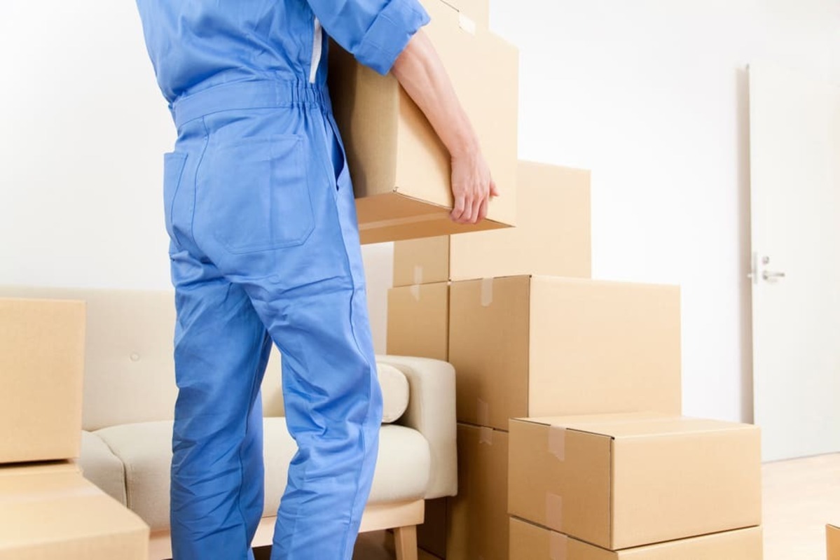 引っ越し業者と段ボール