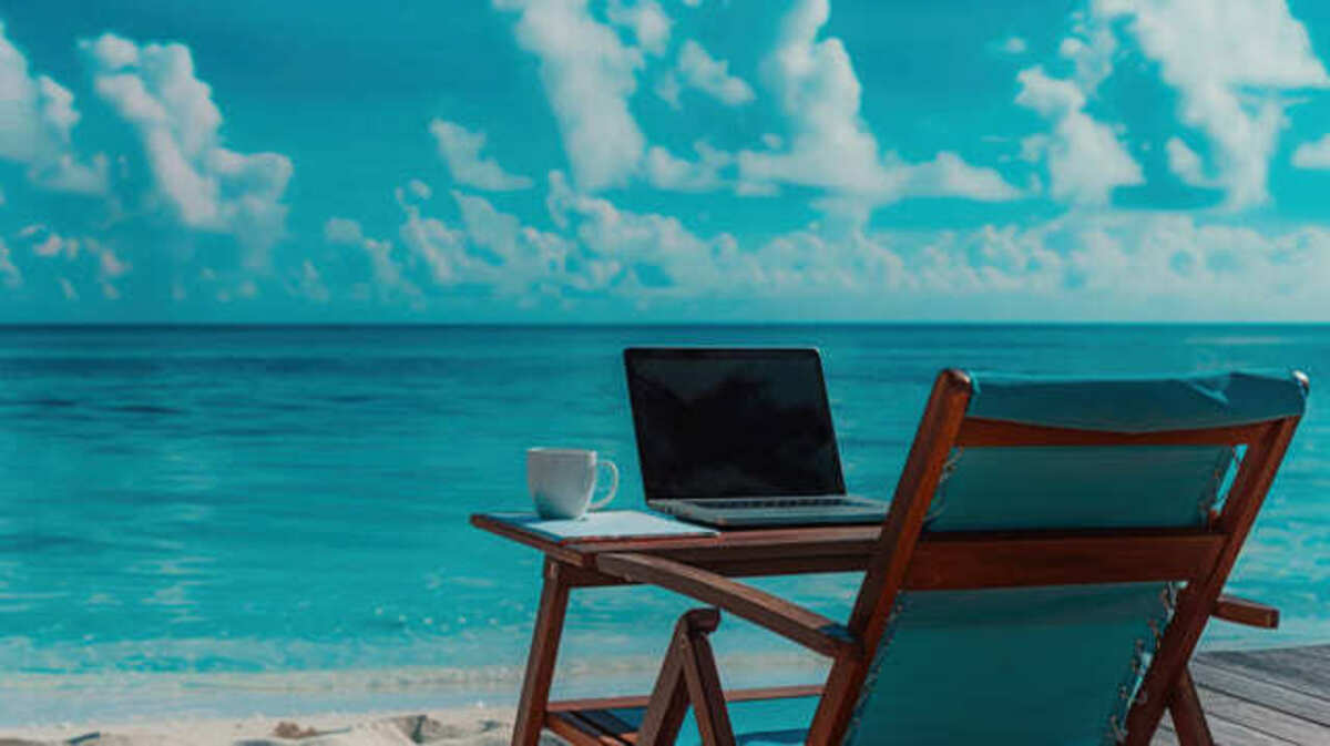 海が見える場所でワーケーション