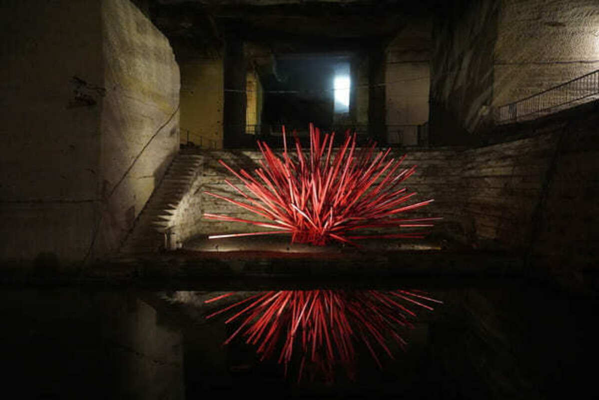 大谷資料館のオブジェ