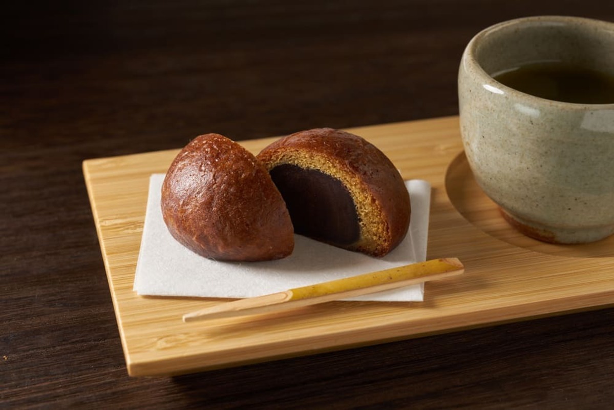 帰省の手土産の饅頭