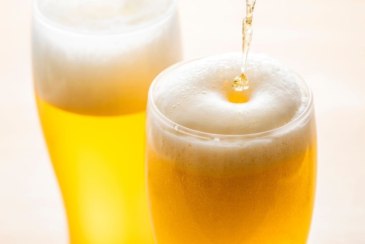 注がれたビール