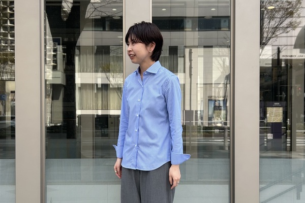 I631 美品 XL ジバンシー シャツ ブルー レディース GIVENCHY/ジバンシィ_women通販 | トップス | レディース | 三越伊勢丹