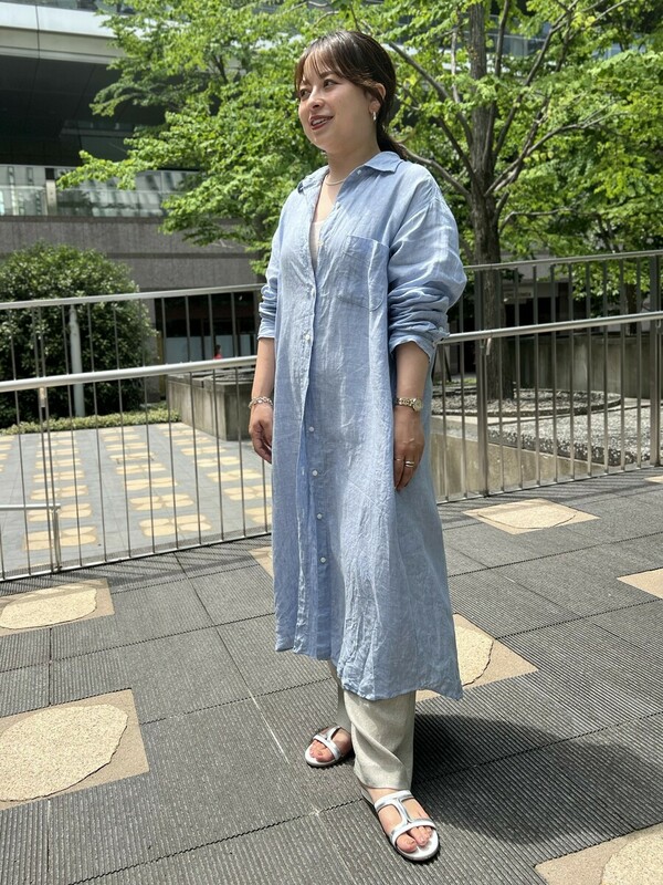 レディース】リネンワンピースのご紹介 | 読む、鎌倉シャツ
