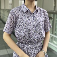 リバティ紫陽花ワンピースのご紹介 | 読む、鎌倉シャツ