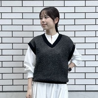 レディース新作】Vネックベスト | 読む、鎌倉シャツ