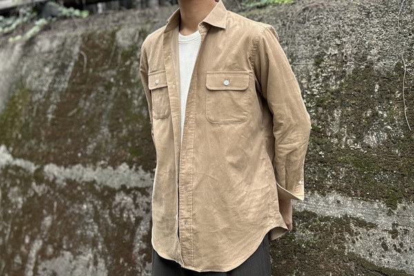 ちょっとしたお出掛けに】Wポケット/コーデュロイシャツ | 読む、鎌倉