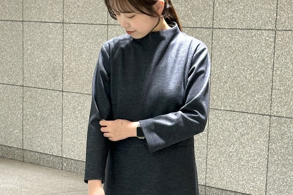 レディース新作】ウールスムースワンピース | 読む、鎌倉シャツ