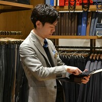 鎌倉シャツ ダブルスーツ グレー 秋冬春 フォーマル ビジネス CANONICO 鎌倉シャツ ダブルスーツ グレー 秋冬春 フォーマル ビジネス