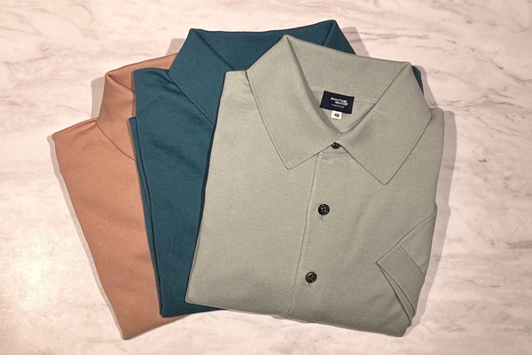 美品★KAMAKURA 鎌倉シャツ suvinニットポロシャツ サイズ50 ポロシャツ】肌触り抜群、SUVINニットポロシャツ | 読む、鎌倉シャツ