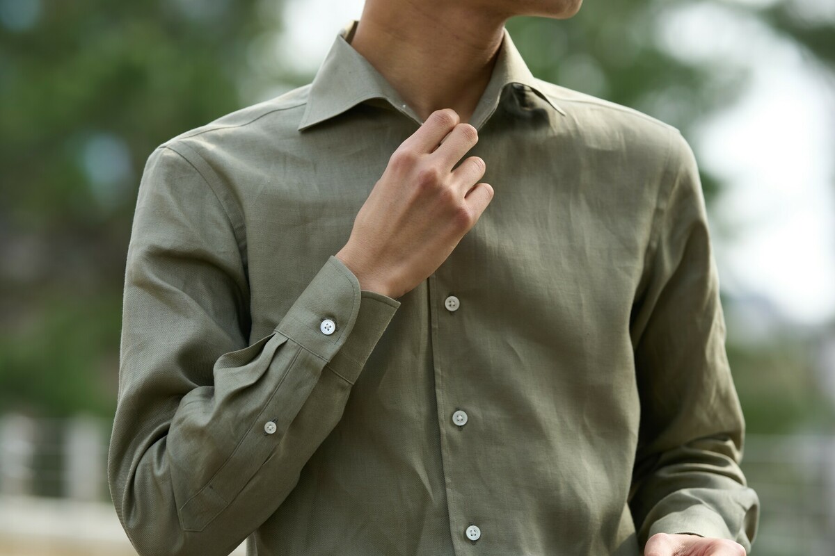 25周年記念】渋谷店限定イタリアンカラーリネンシャツ | 読む、鎌倉シャツ