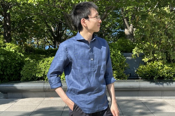 上品なリゾートスタイル【フレンチリネンカプリシャツ】 | 読む