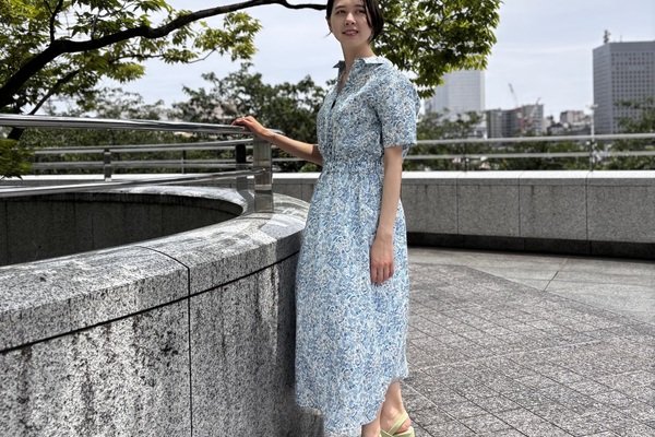 ✨ cat テイラー ✨45rpm 花柄コットンリバティワンピース ポイント5倍&先行】リバティ新作ワンピース | 読む、鎌倉シャツ
