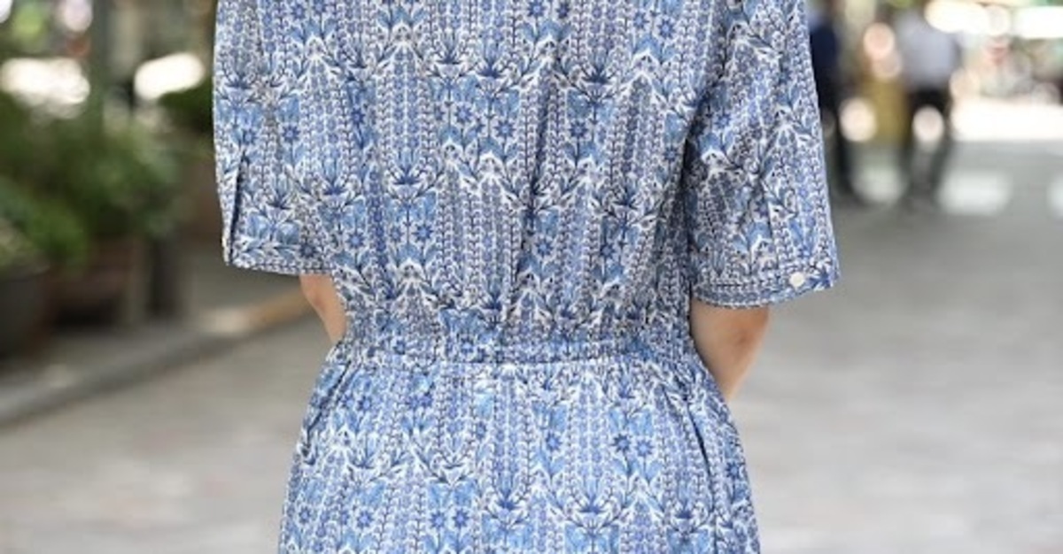 リバティ】ボウタイワンピース | 読む、鎌倉シャツ