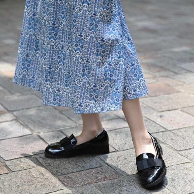 リバティ】ボウタイワンピース | 読む、鎌倉シャツ