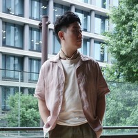 鎌倉シャツ ベルギーリネン 開襟シャツ カジュアルシャツ】ベルギーリネン | 読む、鎌倉シャツ