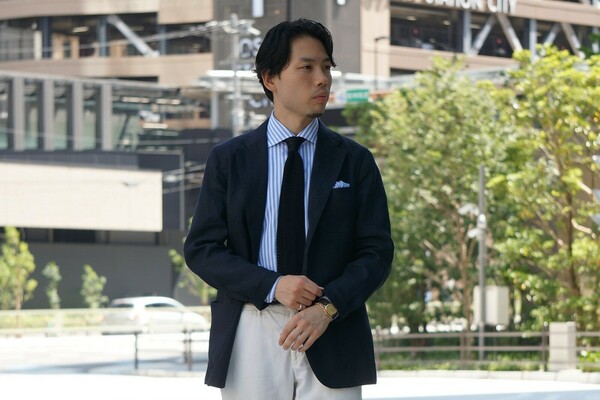 新作】麻の万能ネイビーシャツジャケット | 読む、鎌倉シャツ
