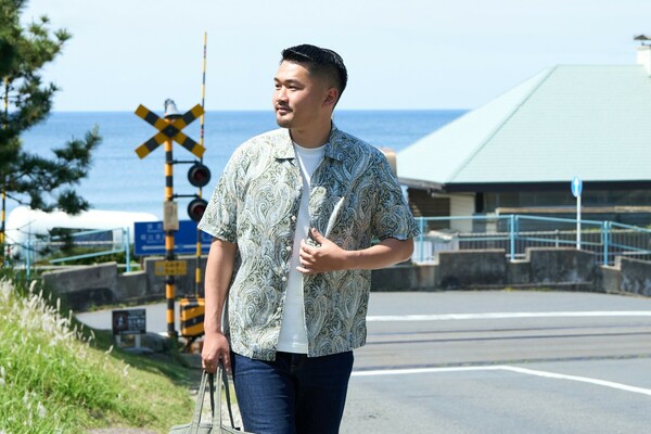 10周年】横浜店限定リバティ開襟シャツ | 読む、鎌倉シャツ