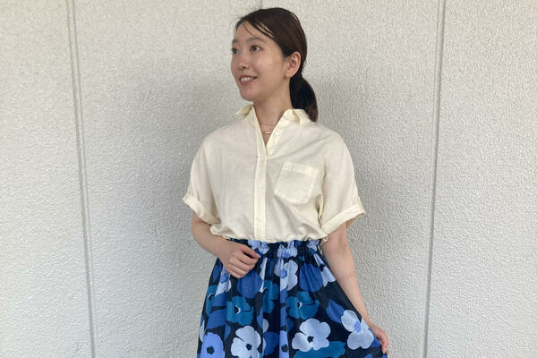 リバティ・ファブリックス】清涼素材スカート | 読む、鎌倉シャツ