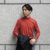 【京都店・オンラインショップ限定】モックネック・メリノウールTシャツ