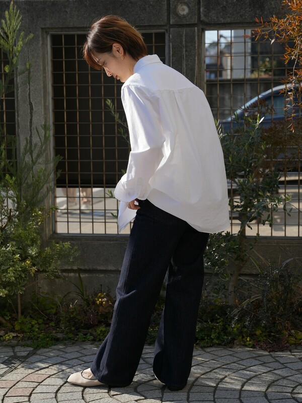 インディゴデニム×ボタンダウンシャツ②