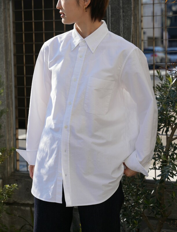 インディゴデニム×ボタンダウンシャツ③