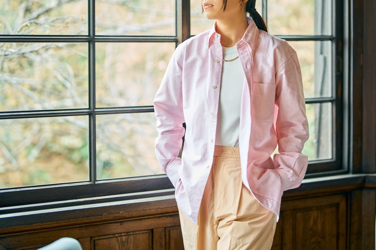 シャツ着用画像