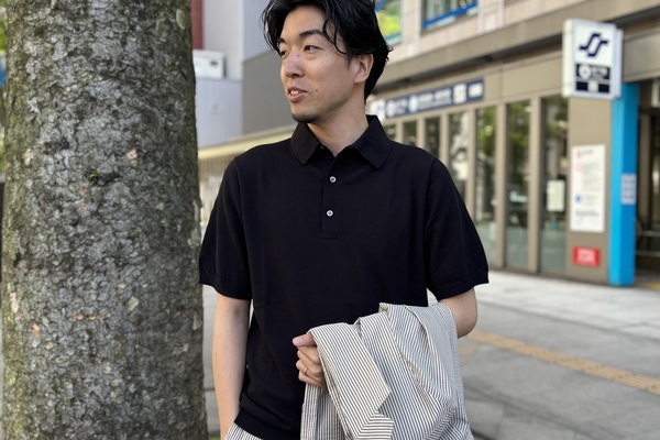 スタッフおすすめ】アイスコットンニットポロ | 読む、鎌倉シャツ