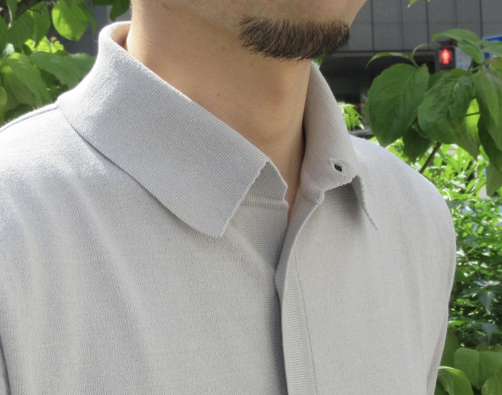 Maker's Shirt鎌倉 MOONCASTLE アイスコットンニットポロ アイスコットンニットポロ(M ブルー系): メンズ｜メーカーズシャツ鎌倉