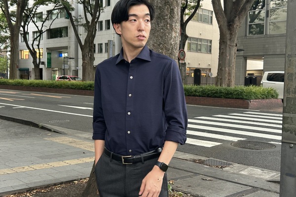 晩夏から秋に」marudeorie ニットシャツ | 読む、鎌倉シャツ