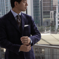 鎌倉シャツ ダブルスーツ グレー 秋冬春 フォーマル ビジネス CANONICO 鎌倉シャツ ダブルスーツ グレー 秋冬春 フォーマル ビジネス CANONICO